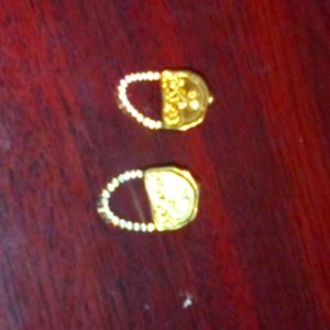 Purse shaped earrings